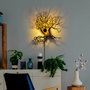 Opviq Tree Man Lámpara de pared negra
